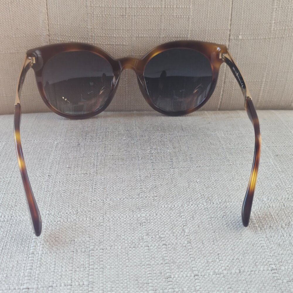 Jimmy Choo Ladies Vivy Havana Sunglasses Round Full Rim Shades - Picture 16 of 16